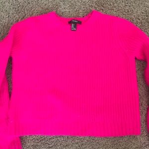 forever 21 cropped sweater